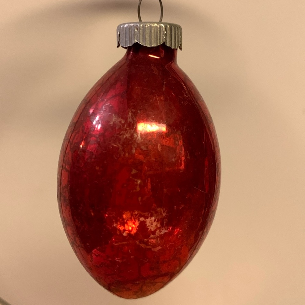 Shiny Brite Vintage Christmas Ornament - Glass